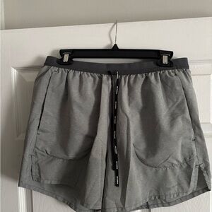 Gray Men's Athletic Shorts